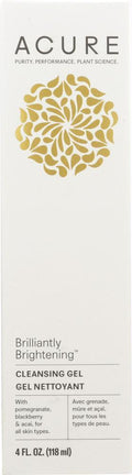 Acure: Brilliantly Brightening Cleansing Gel, 4 Fl Oz