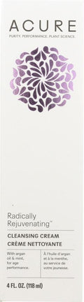 Acure: Radically Rejuvenating Cleansing Cream, 4 Fl Oz