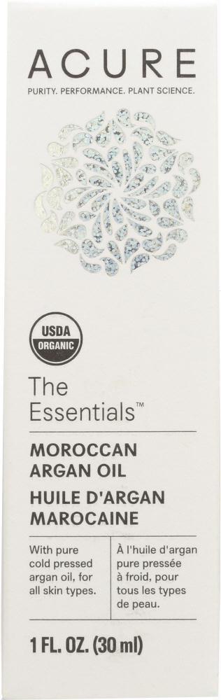 Acure: The Essentials Moroccan Argan Oil, 1 Fl Oz