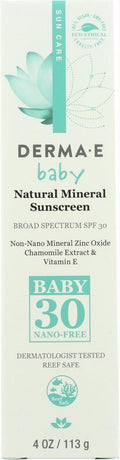 Derma E: Sunscreen Baby Spf 30, 4 Oz
