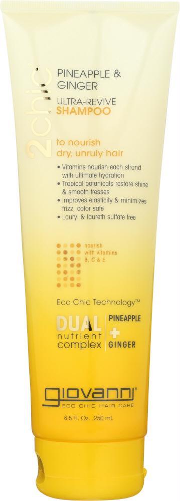 Giovanni Cosmetics: 2chic Ultra-revive Shampoo Pineapple & Ginger, 8.5 Oz