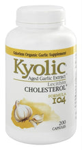 Kyolic: Aged Garlic Extract Plus Lecithin Cholesterol Formula 104, 200 Capsules