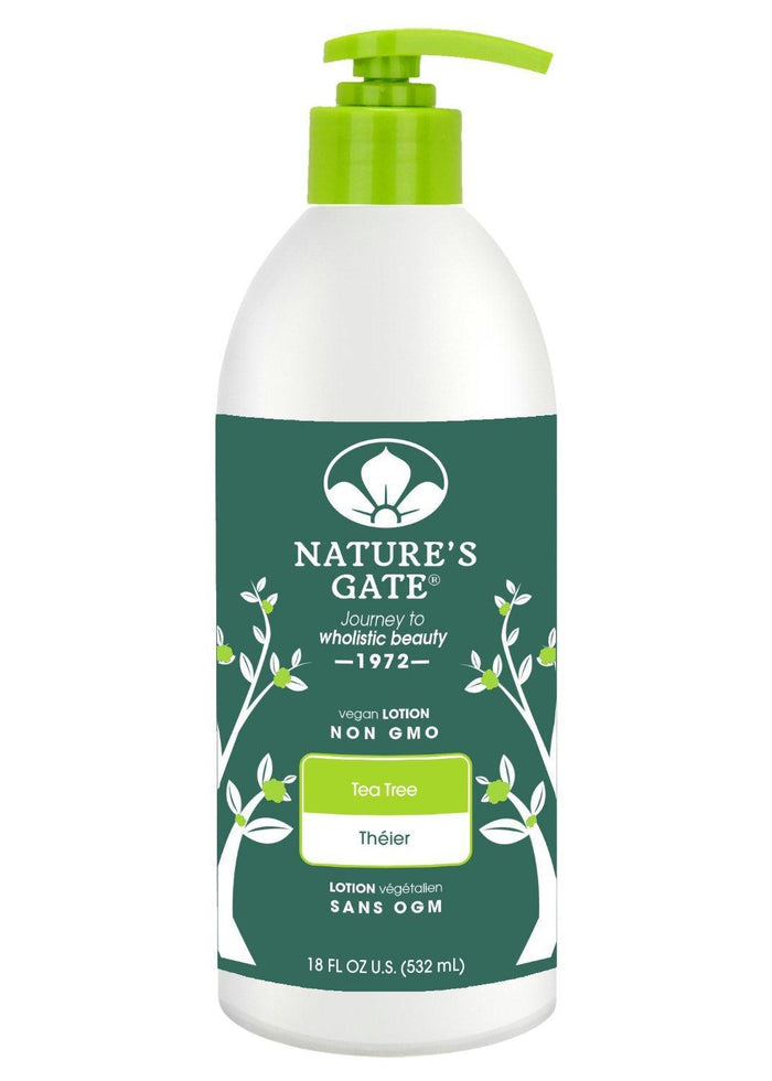 Nature's Gate: Moisturizing Lotion Tea Tree, 18 Oz